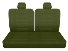 Fits 1969 Chevy Chevelle 2dr Front Seat Covers 50-50 Top Solid Bottom Green
