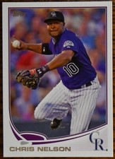 2013 Topps #427 Chris Nelson Colorado Rockies