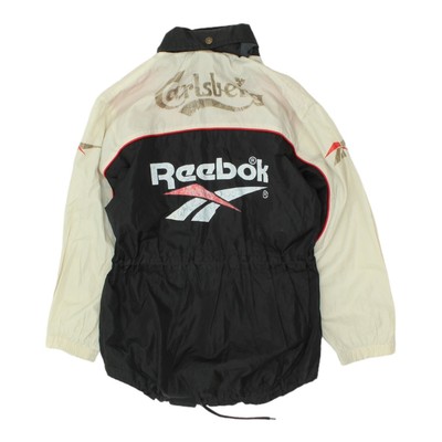 Liverpool FC Reebok Mens Black Training Rain Jacket | Vintage 90s 