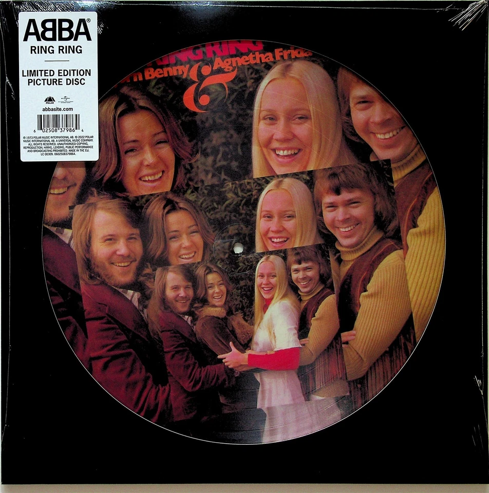 ABBA - Ring Ring - 2022 Limited Edition PICTURE DISC Vinyl LP NEW (1973 Album) - Image 2 of 3