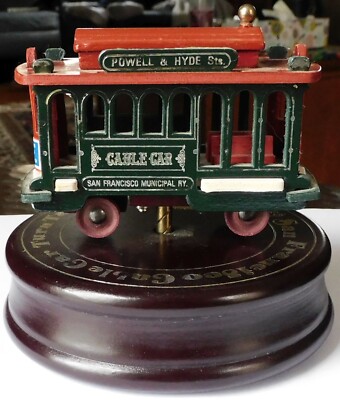 San Francisco Cable Car Souvenir Music Box, Powell & Hyde Sts.