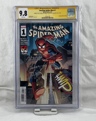 Amazing Spider-Man #1 CGC SS 9.8 3X SIGNED by Hanna, Wells, & Romita Jr