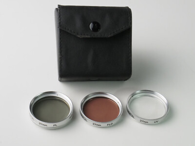 OPEN BOX NEAR_MINT 37mm Multi-Coated HD Digital Filter Set (UV, CPL, FLD) w/case