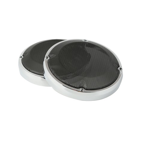 6.5" Saddlebag Lid Speaker Grill Cover Screws Fit For Harley Road Street Glide - Picture 5 of 11