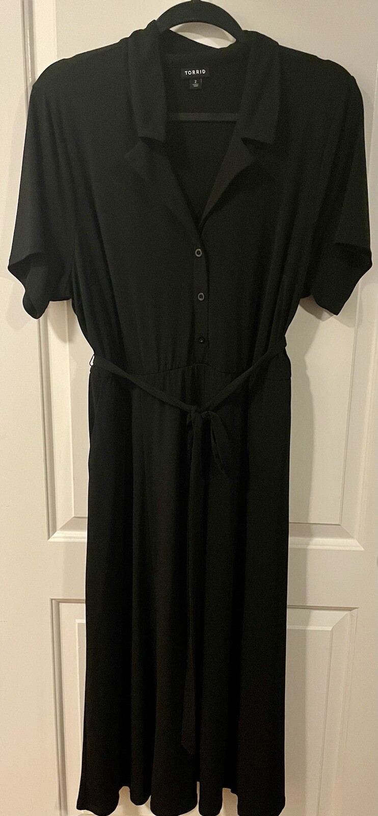 Torrid Plus Size Collared V-Neck Button Down Shir… - image 1