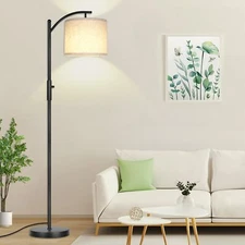 ROTTOGOON Dimmable Floor Lamp, Arc Floor Lamps for Living Room, Stepless Dimm...