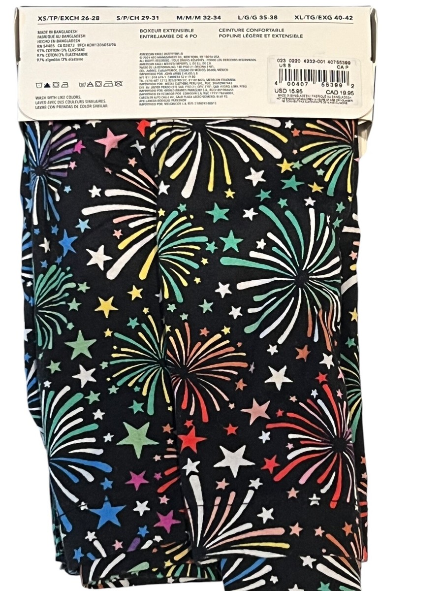 NWT AMERICAN EAGLE Stretch Boxer Sz XS-S-M-L-XL Black Red Blue