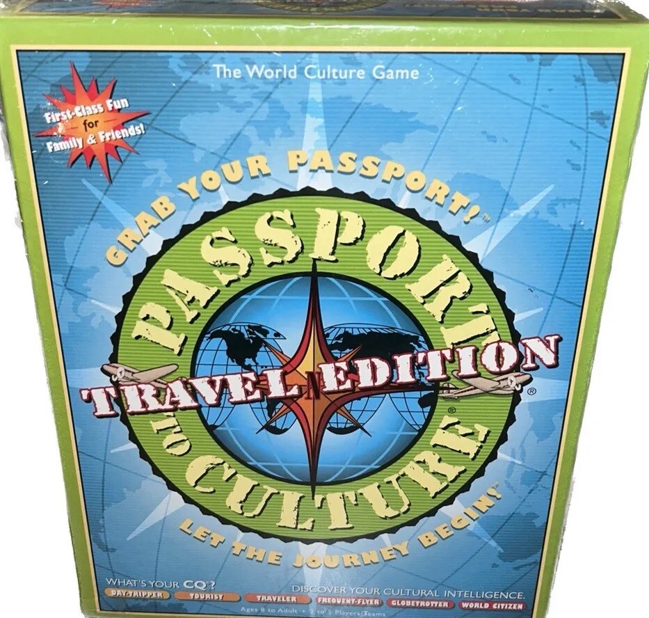 【未開封品】Passport to Culture Travel Edition Passport to Culture Travel Edition Board Game (Sealed, 2012) | eBay