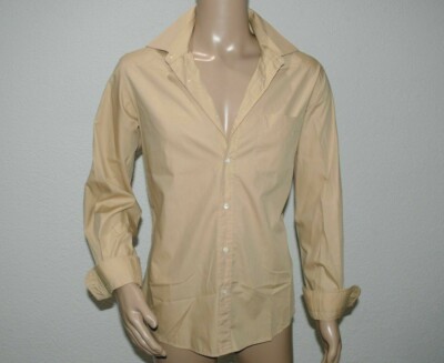 Boss HUGO BOSS 773-1 FDT Business Elegant Hemd Shirt Langarm Regular 42 Beige
