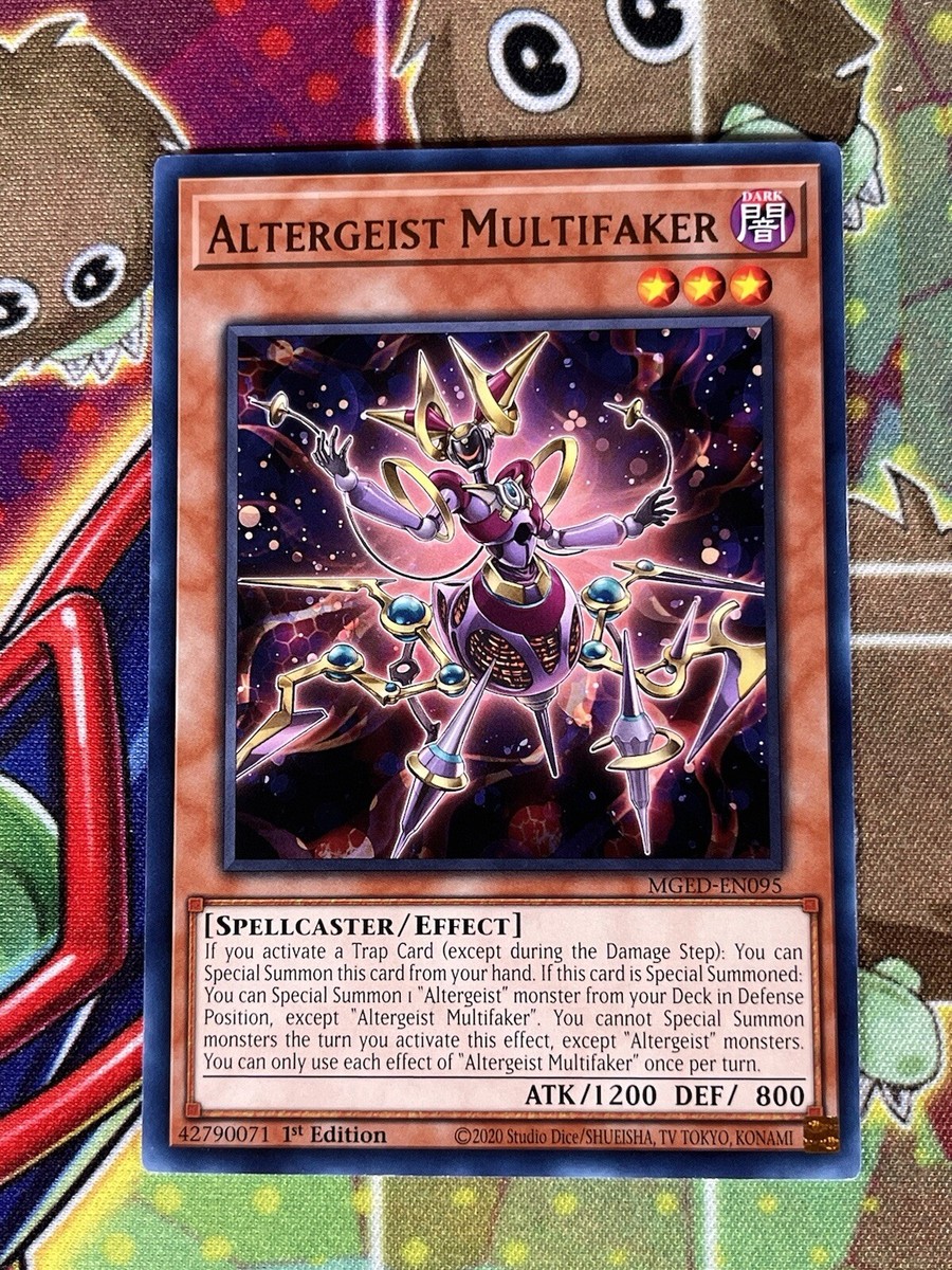 MGED-EN095 Altergeist Multifaker Rare 1st Edition Mint YuGiOh Card