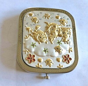 COSMIC KIDS Embossed Quality Hand Purse Compact Mirror