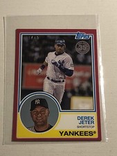 2018 Topps Mini 1983 Parallel Red /10 Derek Jeter Yankees 68