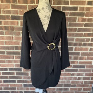 horn ring mini dress