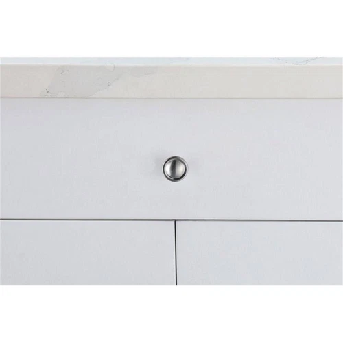 Elegant Decor Garlande 1.2" Mushroom Knob Multipack in Nickel (Set of 10) - Picture 5 of 6