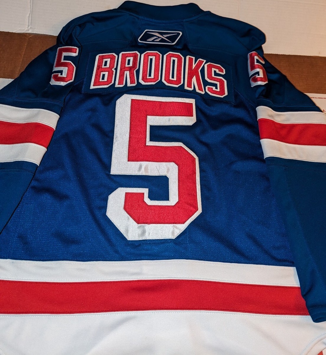 Reebok Edge Authentic New York Rangers NHL Hockey Jersey NY