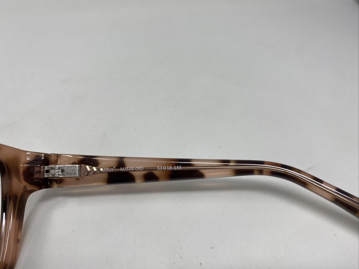 Maui Jim HANAPAA STG-SG MJ 538-09D BLUSH TORT SUNGLASSES 53 