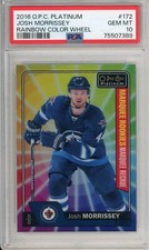2016-17 O-Pee-Chee Platinum Josh Morrissey 172 Rainbow Color Wheel PSA 10 POP 4