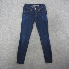 American Eagle Jeans Womens 00 Blue Dark Wash Jegging Jeans