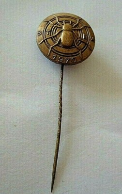 S T B A 1970 UNBEKANNTE MESSING LANGE ANSTECKNADEL ABZEICHEN