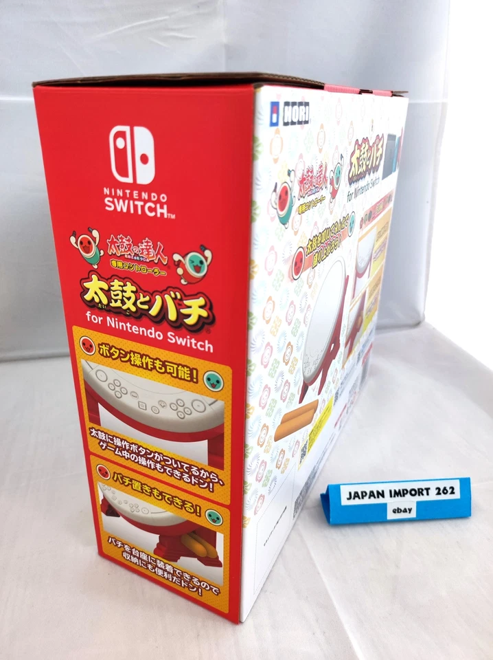 Nintendo Switch HORI TAIKO NO TATSUJIN Drum & BACHI Set controller for Switch - Image 3 of 4