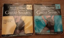 2 Pr No Nonsense Great Shapes Beige Mist Sz C Enhanced Contol  All Over Shaper