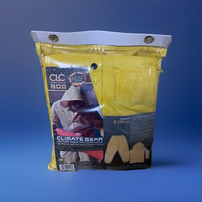 CLC 2PC RAINSUIT 20MM UNLINED OVERALL PANTS W/JACKET HOOD R102 M