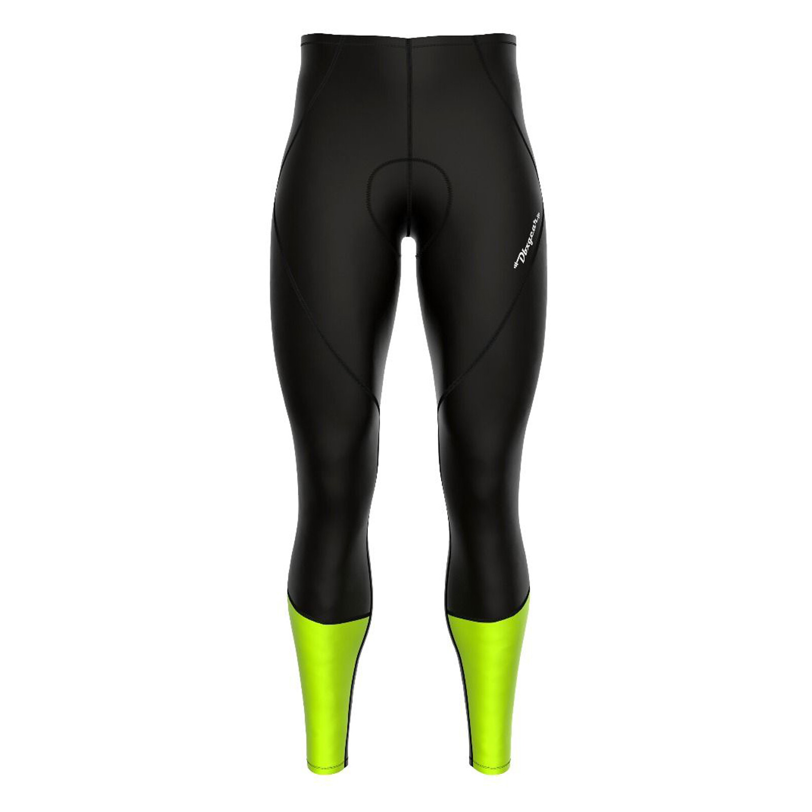 Mens Padded Cycling Tights Compression Bicycle Trousers 10mm Coolmax