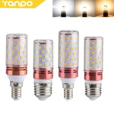 1X 4X10X LED-Mais-Glühbirnen E14 E27 Schraub...