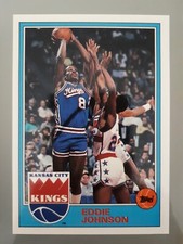 1992-93 Topps Archives 1981 Eddie Johnson Rookie #16 Sacramento Kings NBA Lesen!