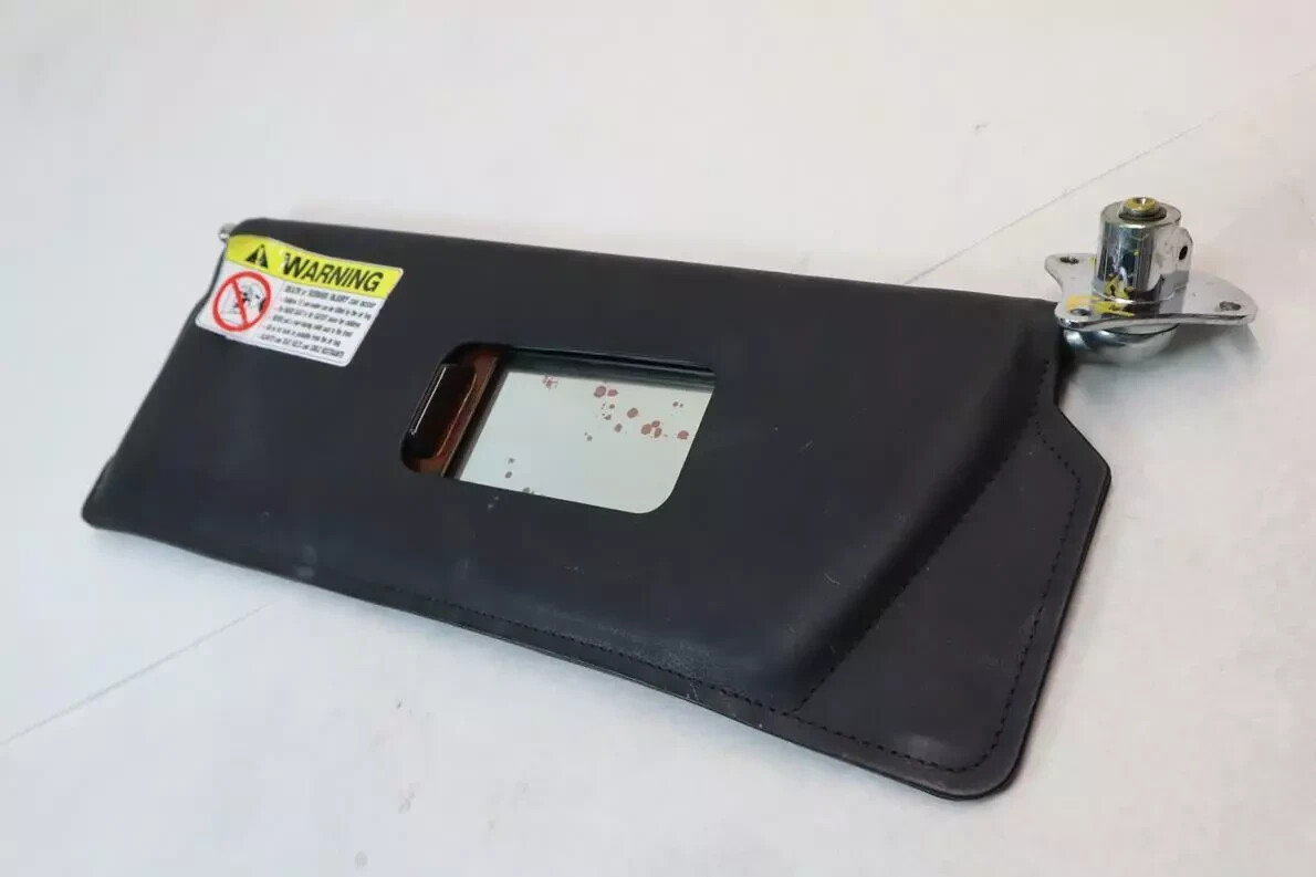 91-94 Bentley Turbo R Right Passenger Side Sun Visor W/ Mirror Black OEM