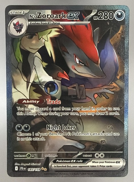 N's Zoroark Ex #185 (Journey Together (2025))