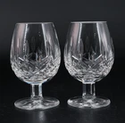 Waterford Lismore Crystal Scotch Whisky Stems Set of 2 VTG 4.5in Ireland Barware