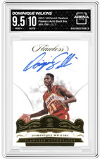 Dominique Wilkins 2017-18 Panini Flawless Auto Black Box 1/1 #FA-DW