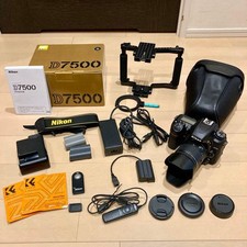 Many accessories SLR camera Nikon D7500 18-55mm lens set