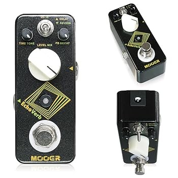 Used Very Good Mooer Echoverb Delay Reverb Guitar Effector
