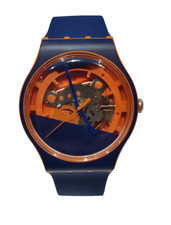 Image of Swatch New Gents Skeleton Myrtil-Tech Watch SUOO102J