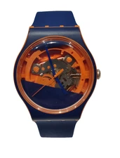 Swatch New Gents Skeleton Myrtil-Tech Watch SUOO102J