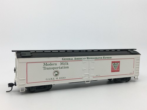HO Roundhouse Modern Milk Transportation 50’ Express Frigorífico Coche PARE #1000 | Zustand: Used