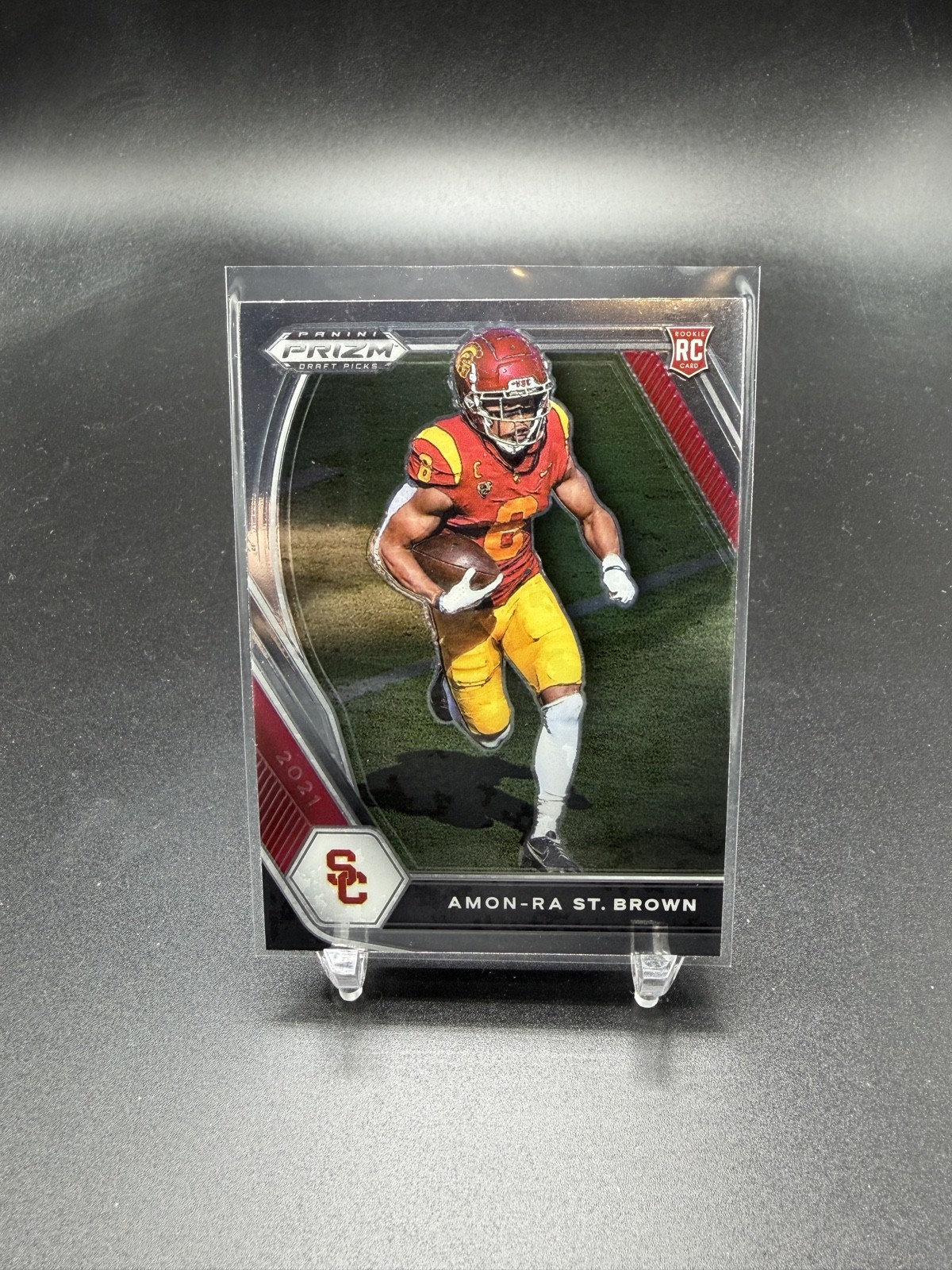 Amon-Ra St. Brown Panini Prizm Draft Picks #133 Base