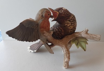Göbel - Rotkelchen füttert jungen Kuckuck - Vintage - sehr gut erhalten