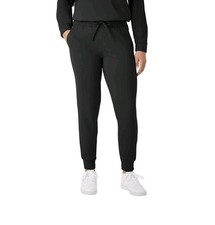 NWT Member  s Mark Women  s Travel Joggers Black Size XL relaxed fit side pockets