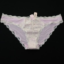 NEW Victoria's Secret VTG Dream Angels Smooth Satin Cheekini Panties LARGE