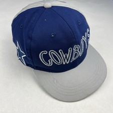 VINTAGE Dallas Cowboys American Needle Snapback Hat Cap Nfl Football 1990s Kids