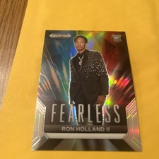 2024 Panini Prizm Draft Picks Ron Holland Silver Prizm Fearless RC # 18