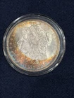 1885 O Morgan Silver Dollar  BU+++ Gorgeous Rainbow Toning--Take a Look!!!