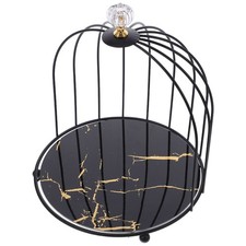 Multi Tier Black Metal Cake Stand Reusable Cupcake Display Tower