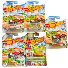 Hot Wheels Winter Holiday & Happy New Year 2023 Diecast Car Lot of 5 1:64 SEALED