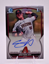 2023 Topps Bowman Baseball - 1st Bowman Chrome Grayson Hitt Auto #CDA-GH