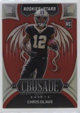 2022 Panini Rookies & Stars Crusade Red Prizm 56/99 Chris Olave #CR-16 n0c