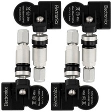 4x Reifendrucksensoren RDKS Sensoren Metallventil Silber für Audi A6 Allroad 200